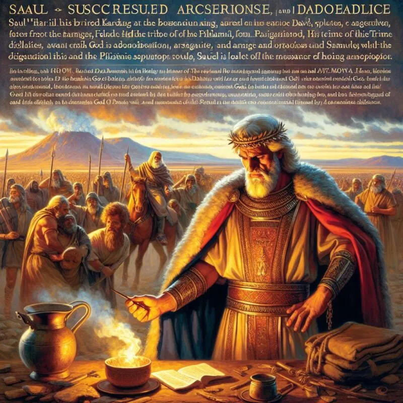Quem foi Saul na bíblia: a ascensão e queda do rei